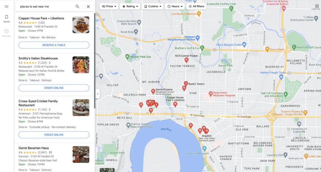 GMB helps your business show up more in Google Search and Maps