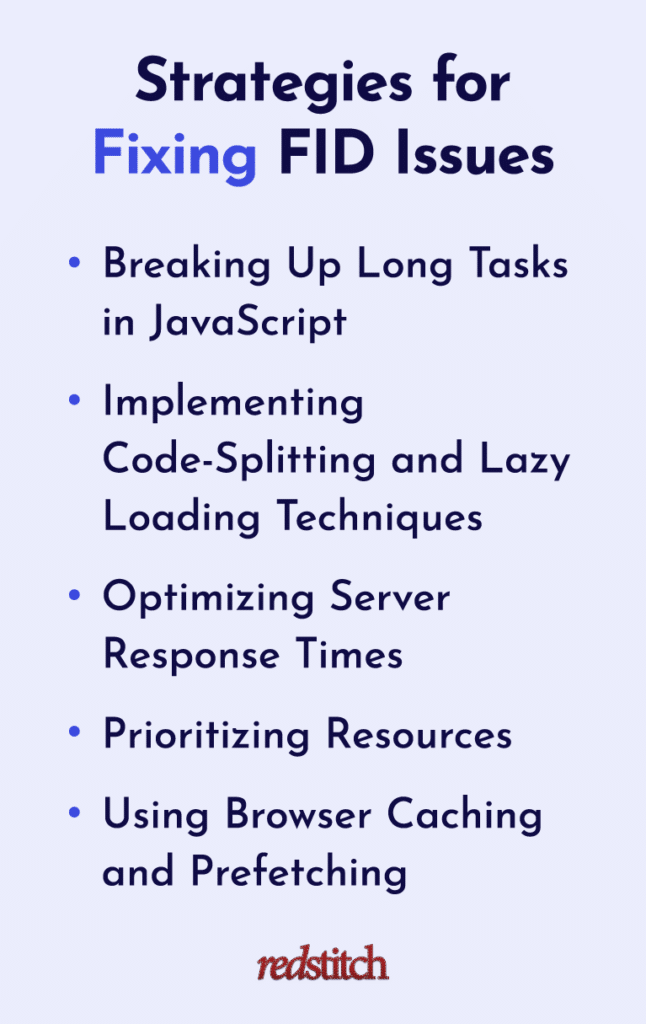 strategies for fixing FID issues
